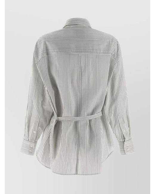 Isabel Marant Gray Silk Blend Shirt