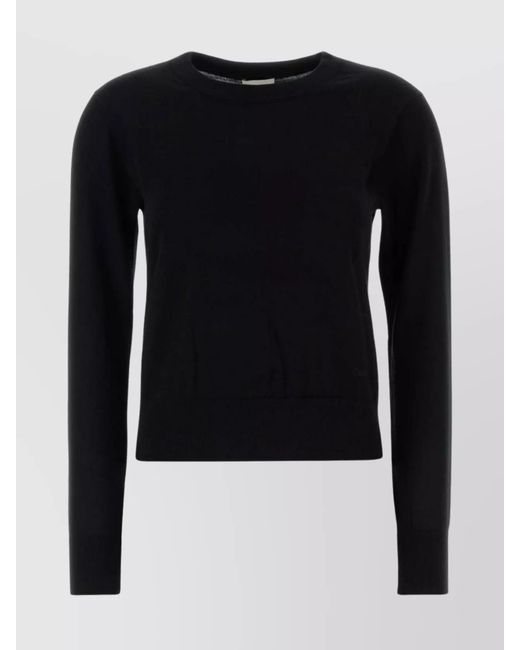 Calvin Klein Blue Wool Blend Round Neck Jumper