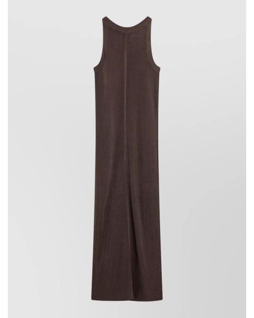 Loulou de Saison Brown Knitted Maxi Dress