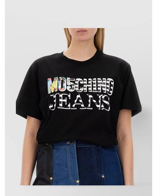Moschino Blue Logo T-Shirt