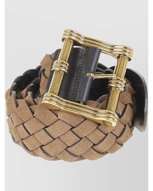 Etro Multicolor Leather Reversible Belt