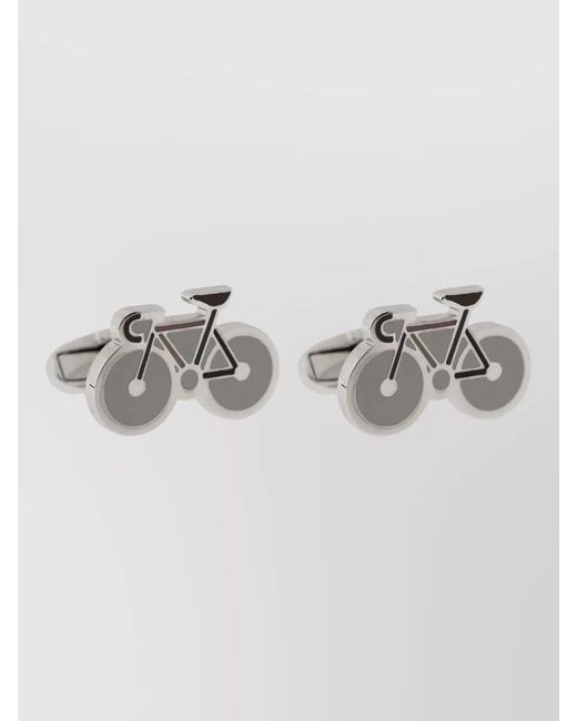 Paul Smith Metallic Enamel Cufflinks for men