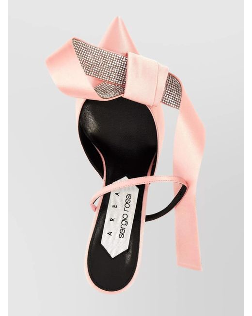 Sergio Rossi Pink Area Marquise Mules