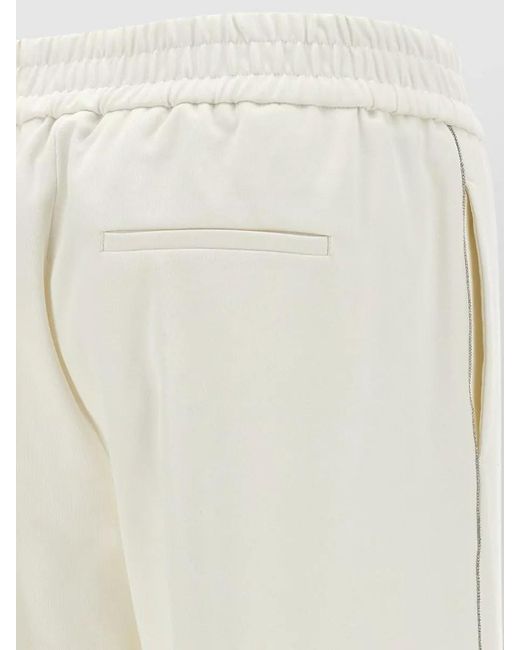 Peserico White Track Pants