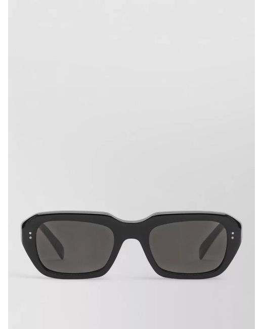 Retrosuperfuture Gray Acetate Square Sunglasses Dark Lenses Accents for men