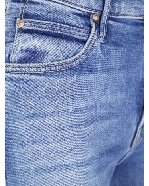Mother Blue The Kick It Belt Loops Faded Five-Pocket