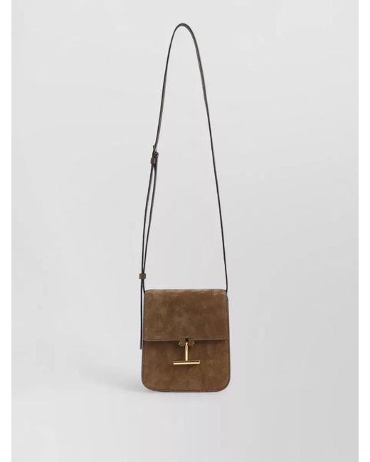 Tom Ford White Mini Crossbody Bag On Strap