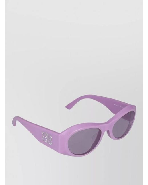 Balenciaga Purple Sunglasses Bb0396Sk 004 Fashion Frame