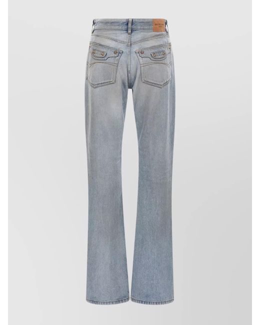 Balenciaga Blue Denim City Regular-Fit Straight-Leg Jeans