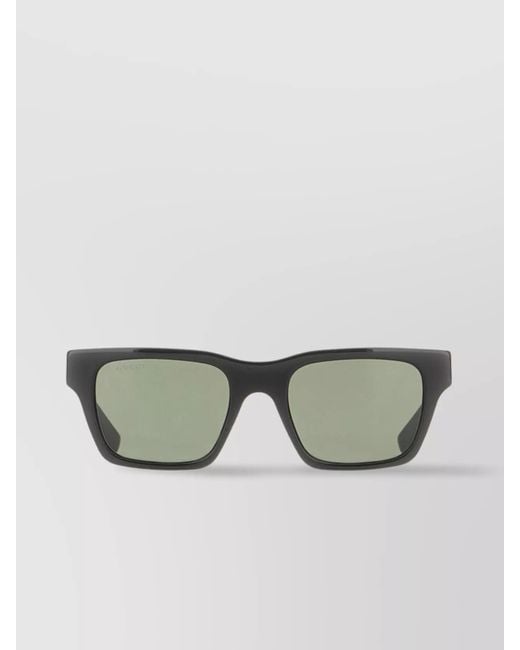 Gucci Green Rectangular Sunglasses for men
