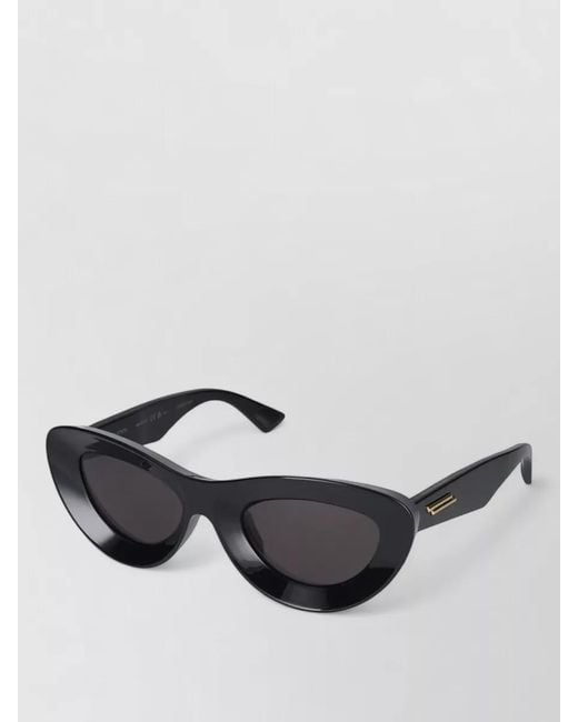 Bottega Veneta Gray Sunglasses Bv1325S Cat Eye Thick Frame