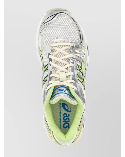 Asics Green Synthetic Leather Low-Top Sneakers Gel-Kayano 14