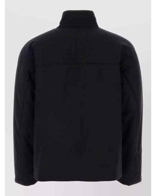 Ferragamo Black Quilted Padded Jacket for men