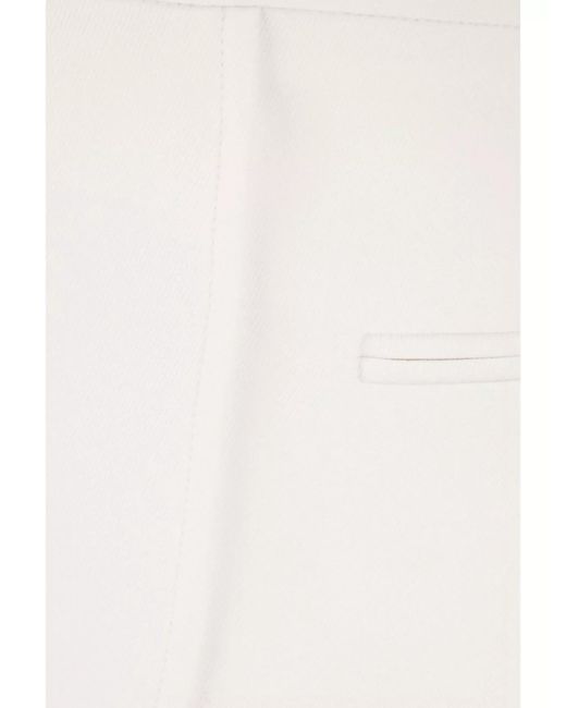 Courreges White Mini Wrap Skirt