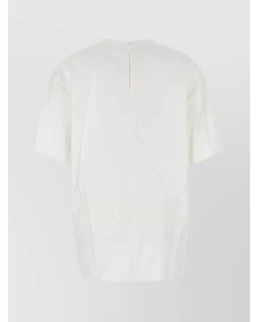 Valentino Garavani White Cotton Blend T-Shirt