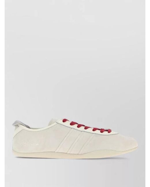Y-3 Pink Suede Tokyo Lace Up Sneakers