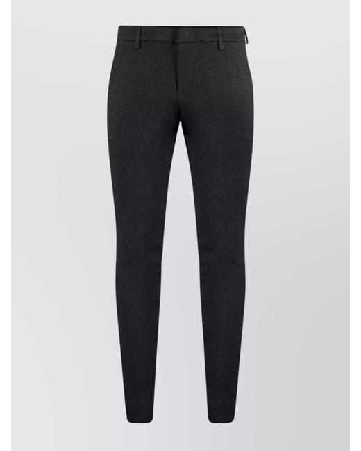 Dondup Black Tailored Trousers for men