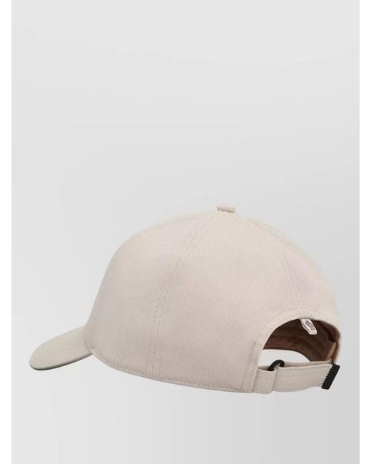 Moncler Natural Logo Baseball Cap Adjustable Breathable Lightweight Curved