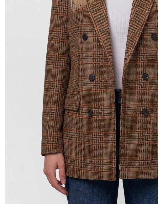 Tagliatore Brown Jasmine Double-Breasted Jacket