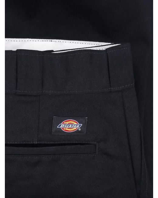 Dickies Blue Straight Shorts Belt Loops Back Pocket for men