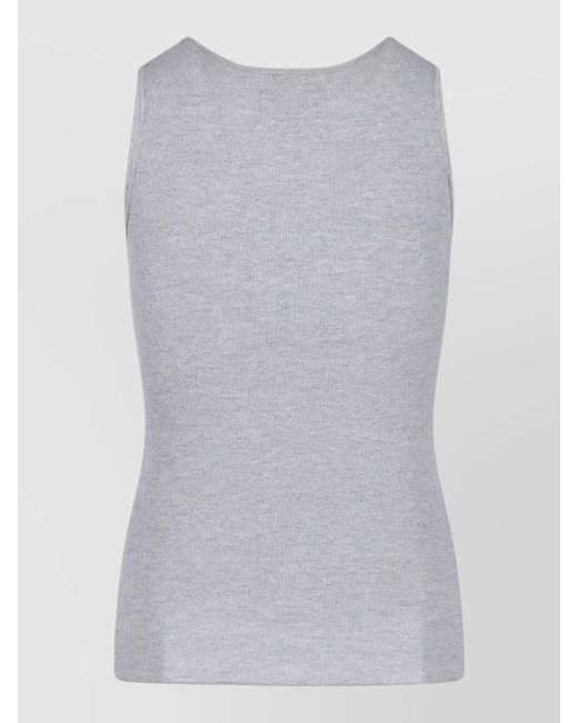 ERL Gray Sleeveless Tank Top for men