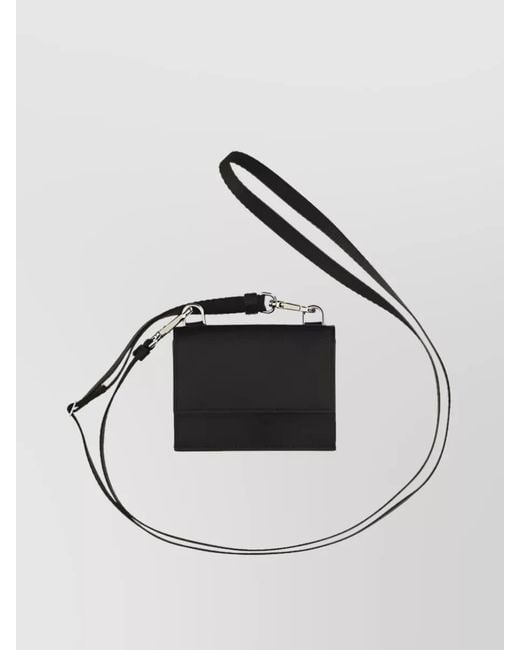 Prada Metallic Leather Cardholder for men