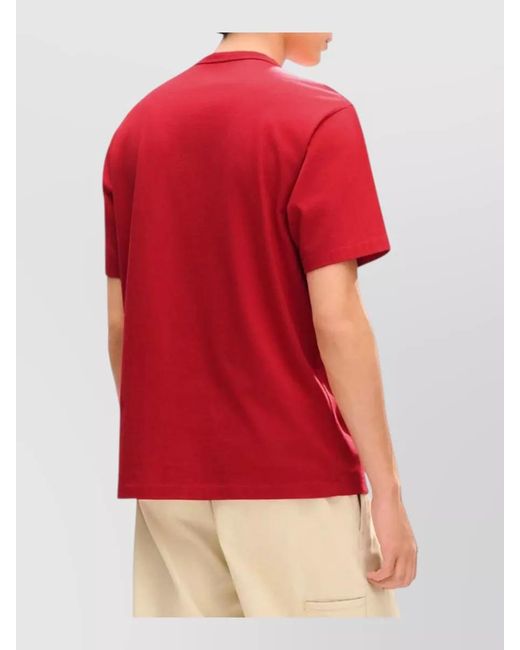 KENZO Red Gots Cotton T Shirt Jumping Tiger for men
