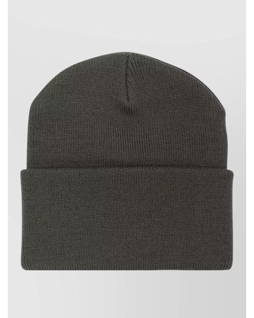 Carhartt Gray Knit Cap Short Watch Folded Cuff for men