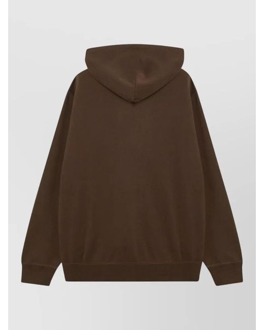 Polo Ralph Lauren Brown Logo Embroidered Hooded Sweatshirt for men