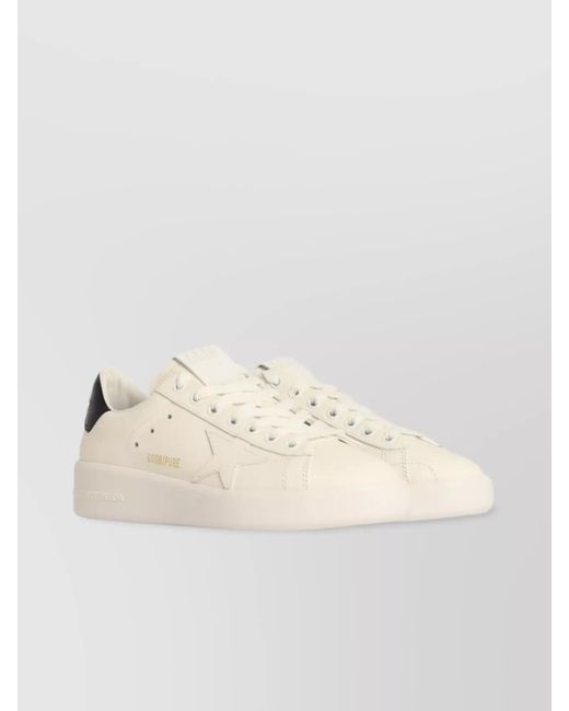 Golden Goose Deluxe Brand Natural Leather Low-Top Sneakers