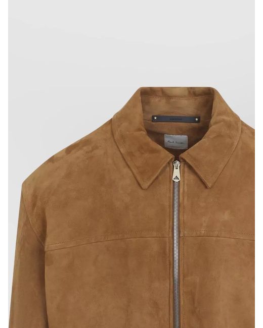 Paul Smith Brown Suede Oversized Jacket for men