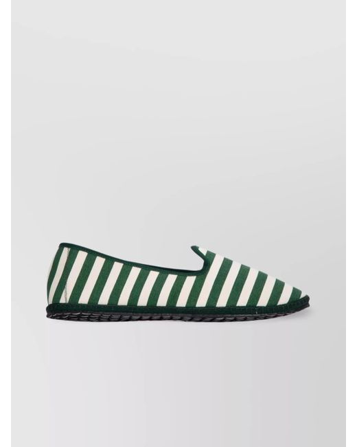 Vibi Venezia Green Striped Slippers for men