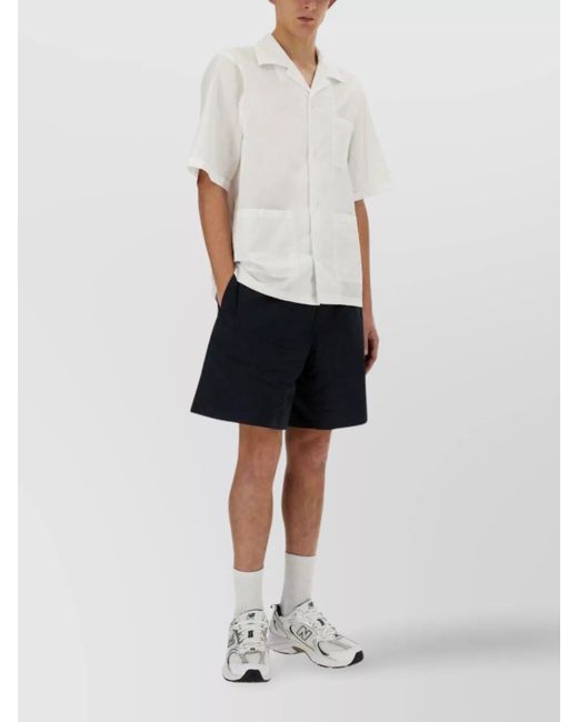 Aspesi White Oversized Cotton Shirt for men