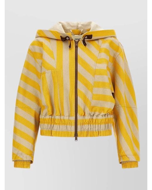 Fendi Yellow Bomber Jackets
