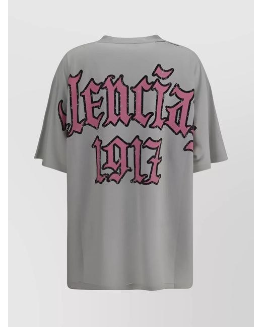 Balenciaga Gray Oversized T