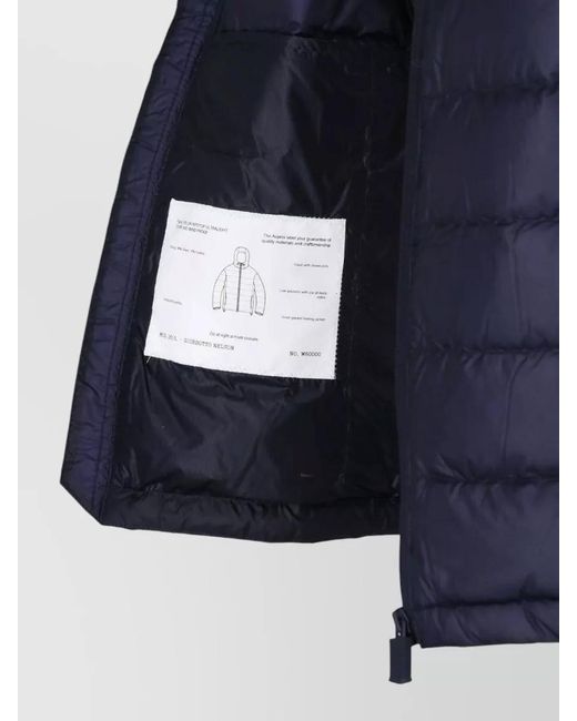 Aspesi Blue Puffer Coat for men