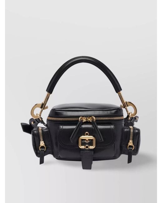 Chloé Metallic Camera Bag Small Leather Shoulder Bag