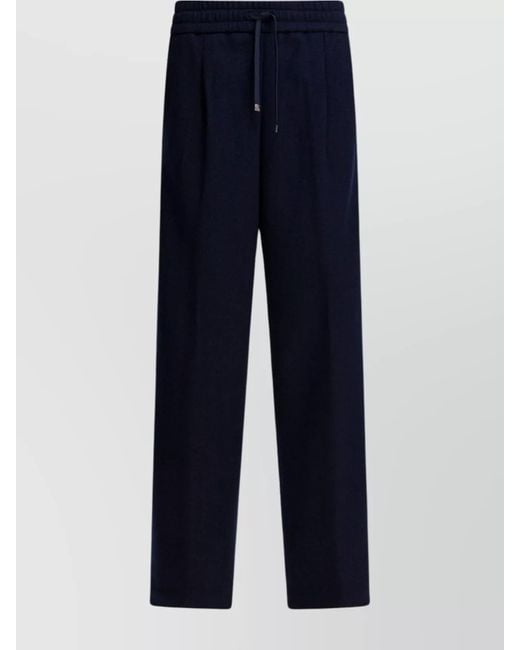 Circolo 1901 Blue Comfortable Trousers Featuring Side Pockets