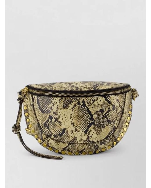 Isabel Marant Metallic Skano Leather Belt Bag