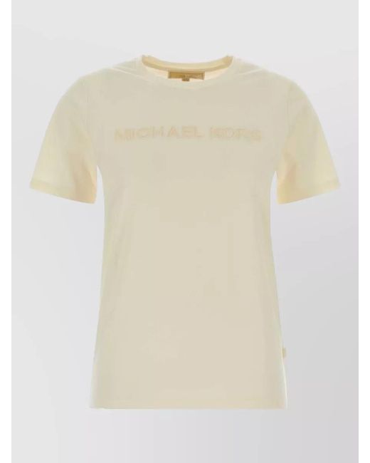 Michael Kors Natural Cotton T-Shirt