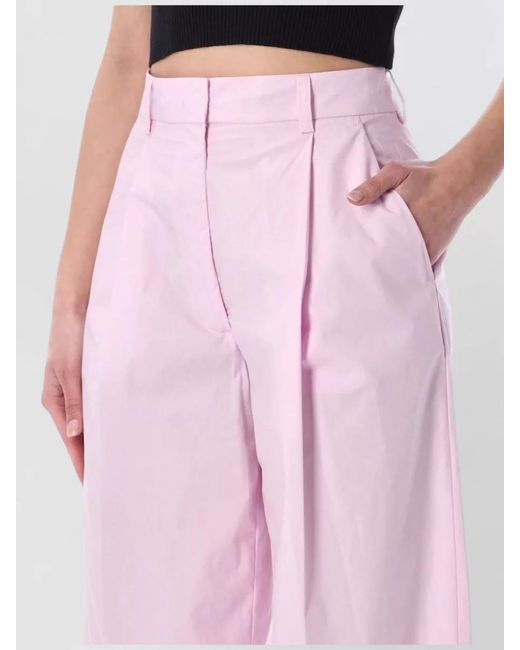 Thelatest Pink Axel High Waist Straight Leg Pants