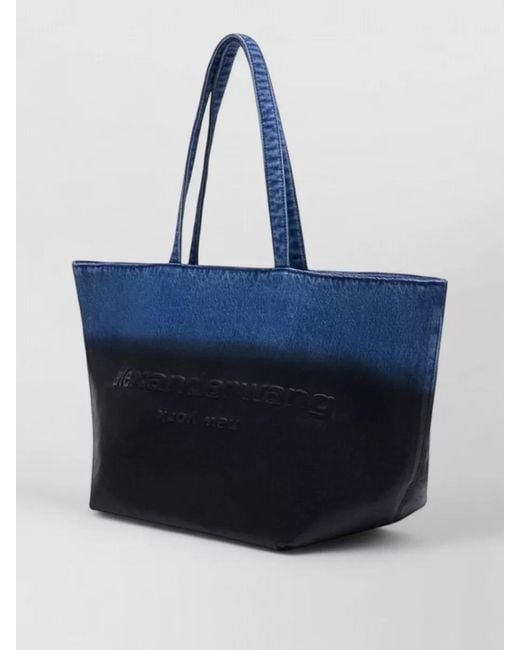 Alexander Wang Blue Cotton Beach Bag