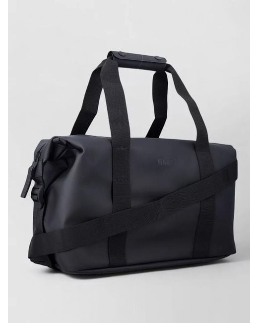 Rains Black Waterproof Weekend Tote Bag Small