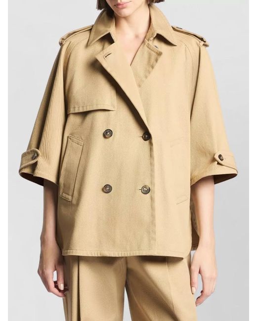 Fay Natural Cropped Jacket