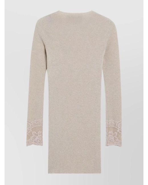 Valentino White Cashmere Sweatshirt
