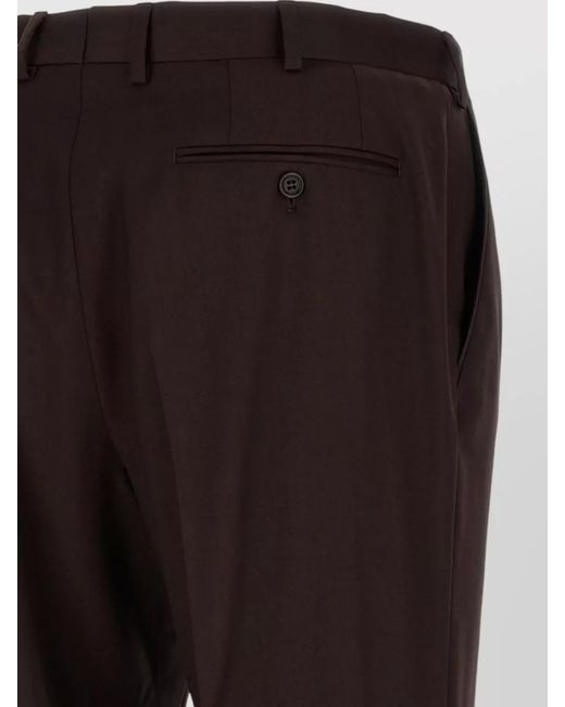 Brioni Brown Wool Single-Breasted Suit for men