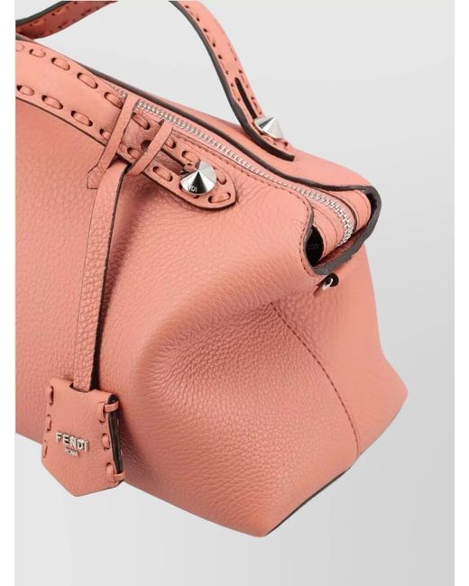 Fendi Pink By The Way Medium Leather Tote Bag