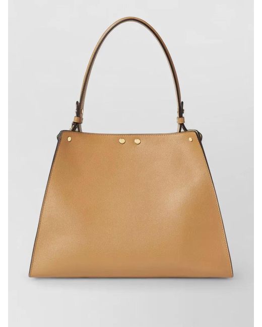 Fendi Multicolor Tote Bag Structured Shape Top Handle
