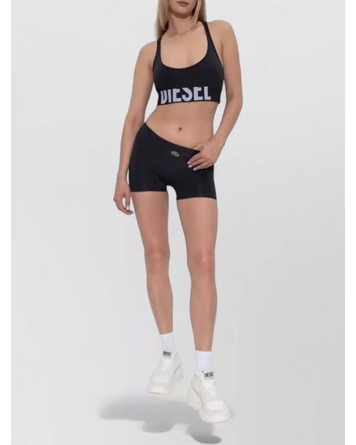 DIESEL Black Allison D Pop Seamless Racerback Bra Top