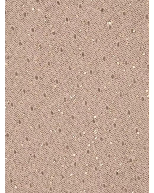 Fabiana Filippi Natural Cashmere Silk Wool Blend Sweater